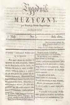 Tygodnik Muzyczny. 1820, nr 3