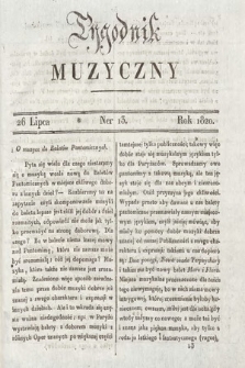 Tygodnik Muzyczny. 1820, nr 13