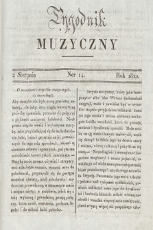 Tygodnik Muzyczny. 1820, nr 14