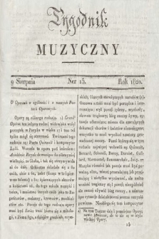 Tygodnik Muzyczny. 1820, nr 15