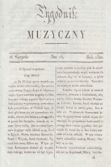 Tygodnik Muzyczny. 1820, nr 16