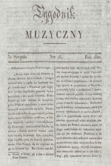 Tygodnik Muzyczny. 1820, nr 18