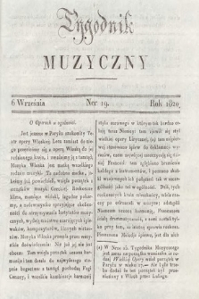 Tygodnik Muzyczny. 1820, nr 19