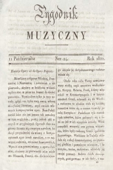 Tygodnik Muzyczny. 1820, nr 24