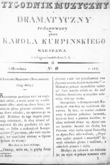 Tygodnik Muzyczny i Dramatyczny. 1821, nr 3