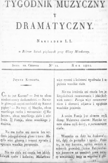 Tygodnik Muzyczny i Dramatyczny. 1821, nr 11