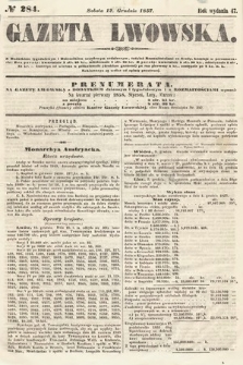 Gazeta Lwowska. 1857, nr 284