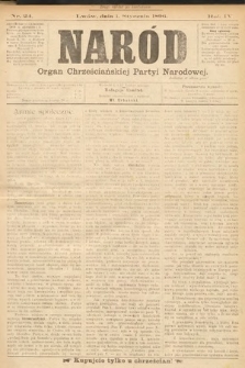 Naród : organ Chrześcijańskiej Partyi Narodowej. 1896, nr 24