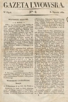 Gazeta Lwowska. 1830, nr 2