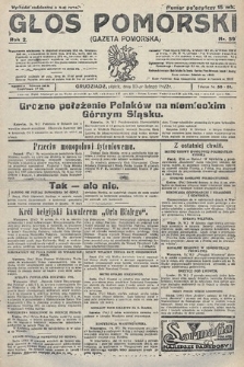 Głos Pomorski. 1922, nr 39