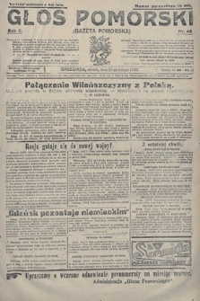 Głos Pomorski. 1922, nr 48