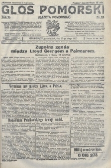 Głos Pomorski. 1922, nr 53