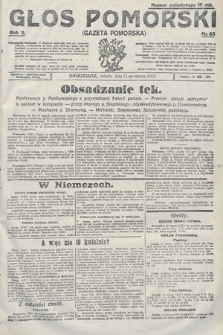 Głos Pomorski. 1922, nr 63