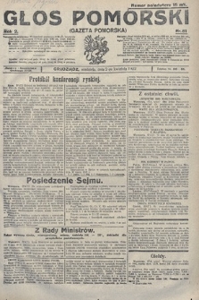 Głos Pomorski. 1922, nr 81