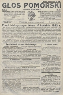 Głos Pomorski. 1922, nr 83