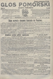 Głos Pomorski. 1922, nr 86