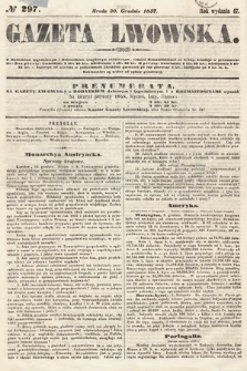 Gazeta Lwowska. 1857, nr 297