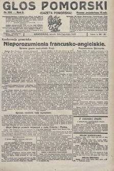 Głos Pomorski. 1922, nr 105