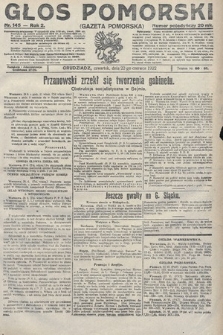 Głos Pomorski. 1922, nr 145