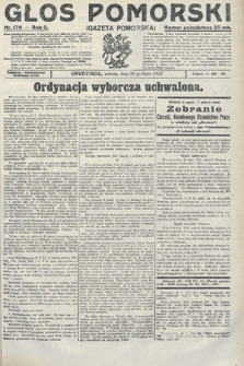 Głos Pomorski. 1922, nr 176