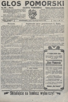 Głos Pomorski. 1922, nr 198