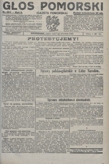 Głos Pomorski. 1922, nr 204