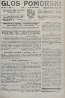 Głos Pomorski. 1922, nr 206