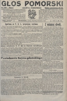 Głos Pomorski. 1922, nr 229