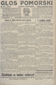 Głos Pomorski. 1922, nr 233