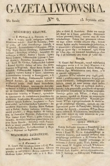 Gazeta Lwowska. 1830, nr 4