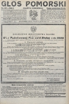 Głos Pomorski. 1922, nr 247