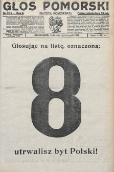 Głos Pomorski. 1922, nr 256