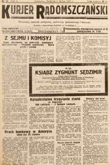 Kurjer Radomszczański : niezależny dziennik polityczny, społeczny i literacki. 1933, nr 25