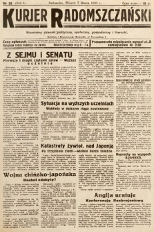 Kurjer Radomszczański : niezależny dziennik polityczny, społeczny i literacki. 1933, nr 26