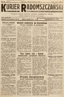 Kurjer Radomszczański : niezależny dziennik polityczny, społeczny i literacki. 1933, nr 27