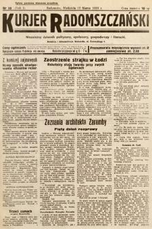 Kurjer Radomszczański : niezależny dziennik polityczny, społeczny i literacki. 1933, nr 31
