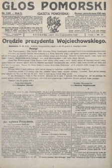 Głos Pomorski. 1922, nr 298