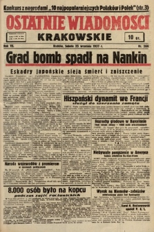 Ostatnie Wiadomości Krakowskie. 1937, nr 266