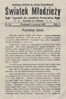 Światek Młodzieży : tygodnik dla młodzieży pomorskiej. 1922, nr 24