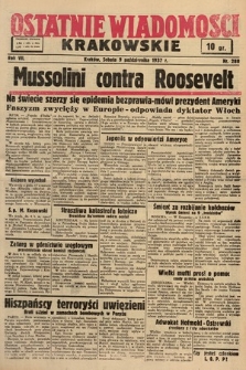 Ostatnie Wiadomości Krakowskie. 1937, nr 280