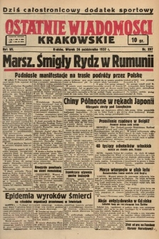 Ostatnie Wiadomości Krakowskie. 1937, nr 297