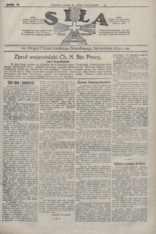 Siła : organ Chrześcijańskiego Narodowego Stronnictwa Pracy. 1922, nr 31