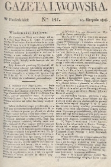 Gazeta Lwowska. 1818, nr 121