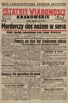 Ostatnie Wiadomości Krakowskie. 1938, nr 60