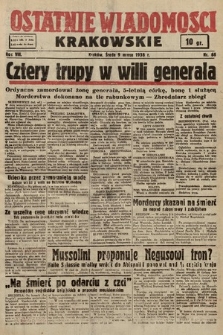 Ostatnie Wiadomości Krakowskie. 1938, nr 68