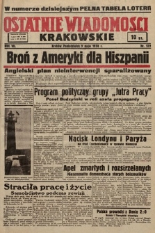 Ostatnie Wiadomości Krakowskie. 1938, nr 129