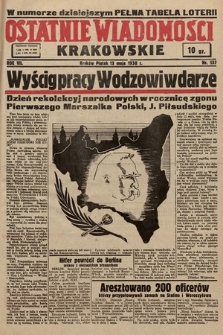 Ostatnie Wiadomości Krakowskie. 1938, nr 133