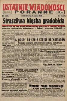 Ostatnie Wiadomości Poranne. 1938, nr 14