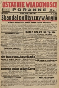 Ostatnie Wiadomości Poranne. 1938, nr 29