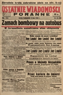 Ostatnie Wiadomości Poranne. 1938, nr 39